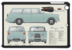 Vanden Plas Princess MkII Countryman 1962-63 Small Tablet Covers